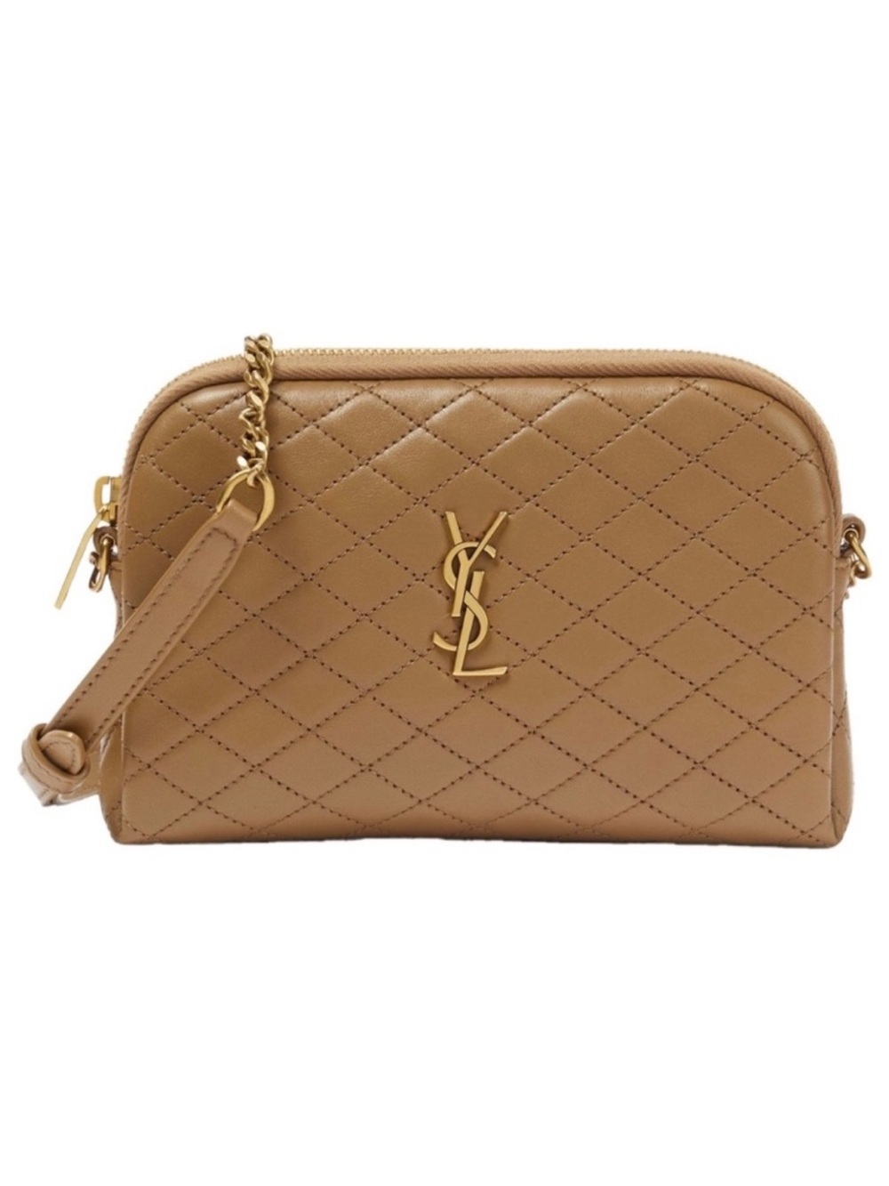 SAINT LAURENT Gaby monogram quilted leather crossbody bag